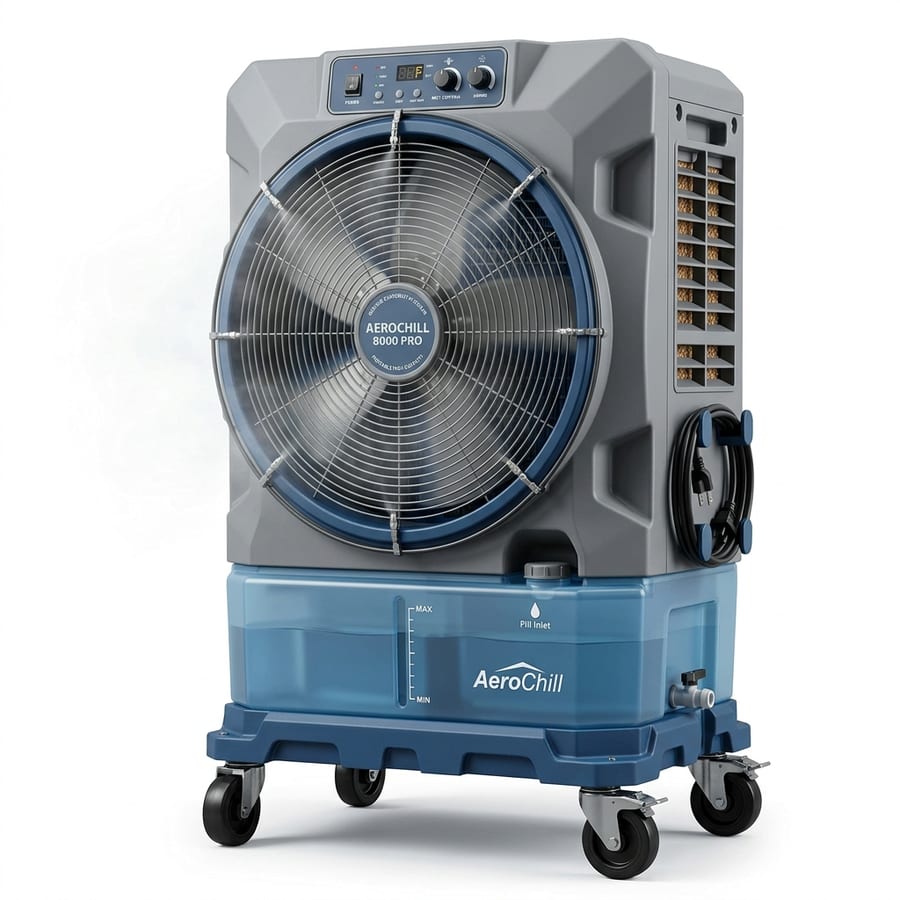 Buharlı Mobil Fan